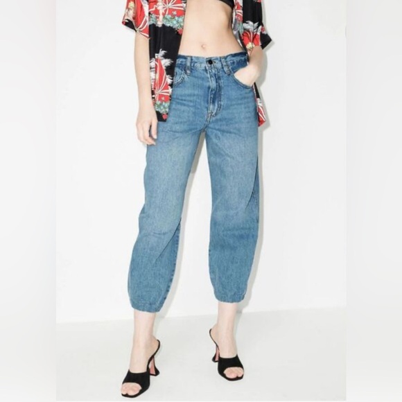 FRAME Denim Women’s Lounge Jogger Cropped Size 27 - Picture 1 of 12